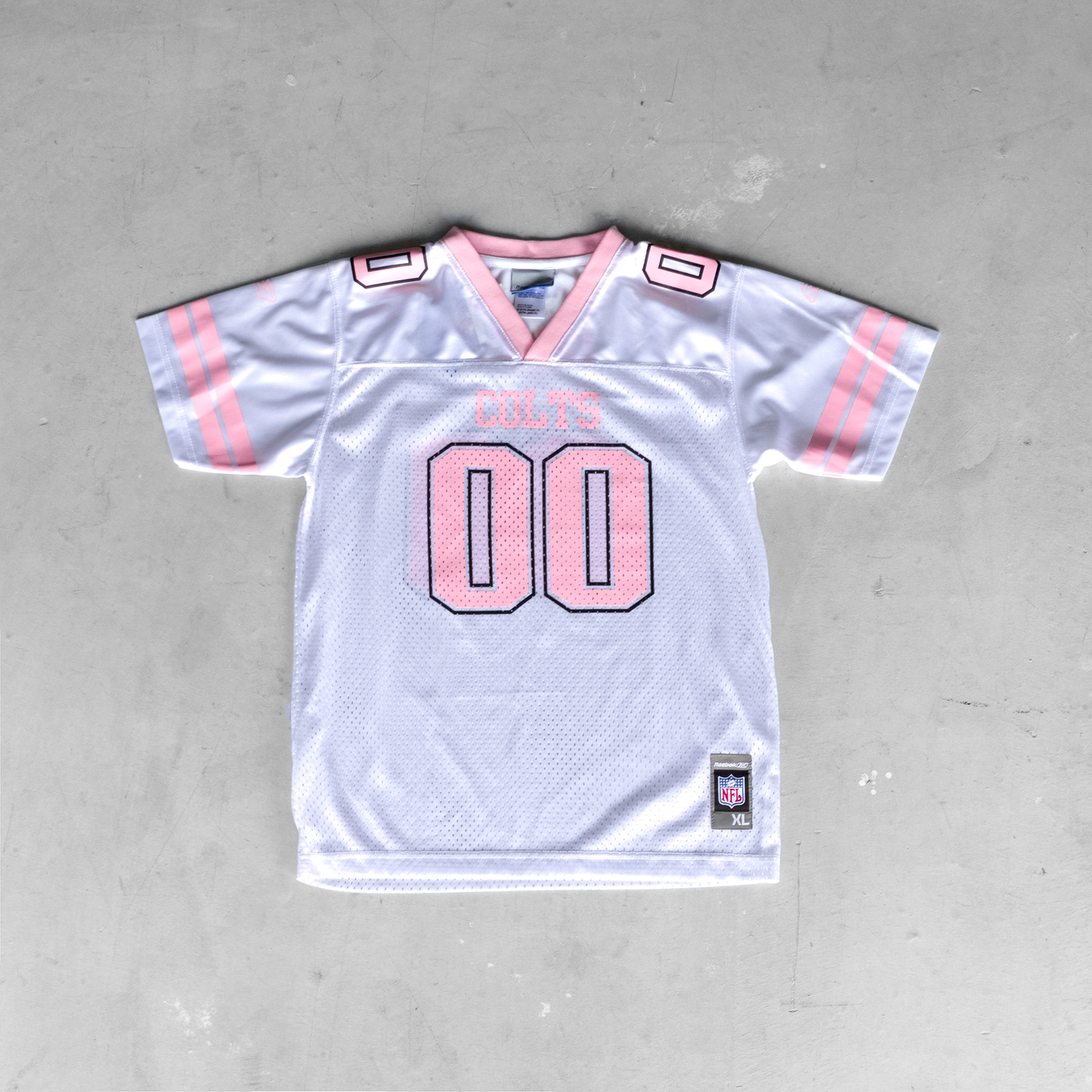 Vintage NFL Indianapolis Colts Pink #00 Youth Football Jersey