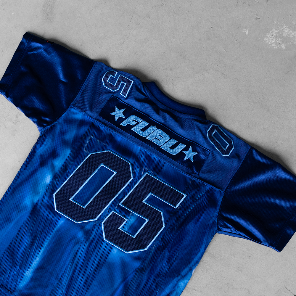 Vintage 90's FUBU All Stars #05 Youth Football Style Jersey