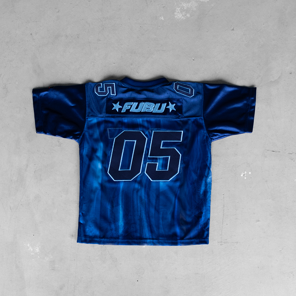 Vintage 90's FUBU All Stars #05 Youth Football Style Jersey
