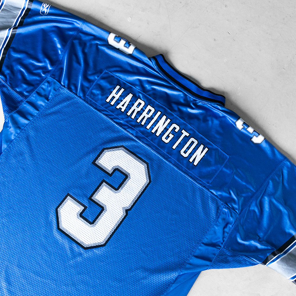 Vintage NFL Detroit Lions Joey Harrington #3 Football Jersey (XL)