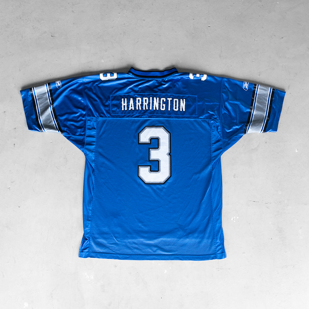 Vintage NFL Detroit Lions Joey Harrington #3 Football Jersey (XL)