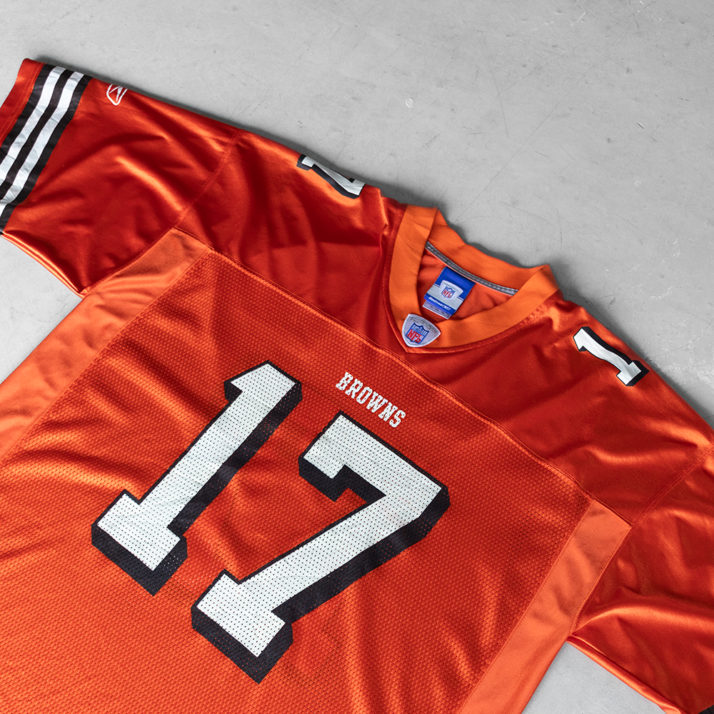 Vintage NFL Cleveland Browns Braylon Edwards #17 Football Jersey (XL)