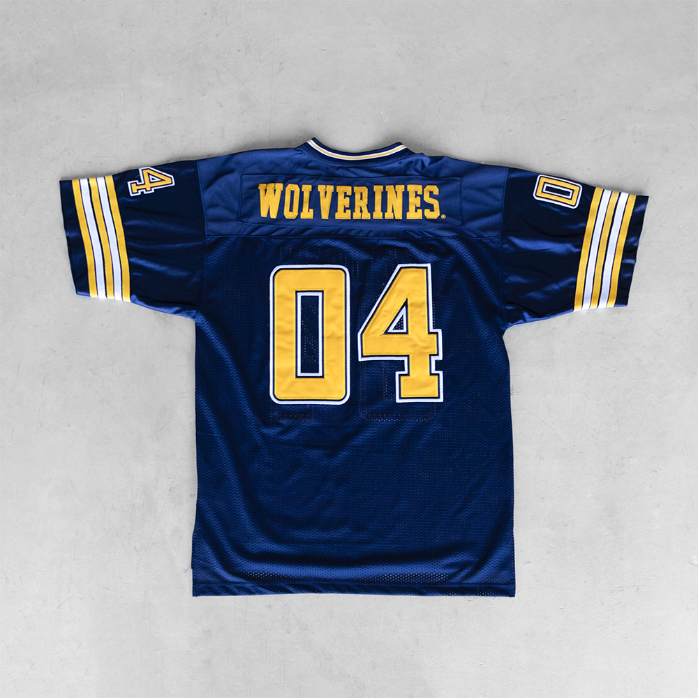 Vintage Michigan Wolverines #04 Football Jersey (L)