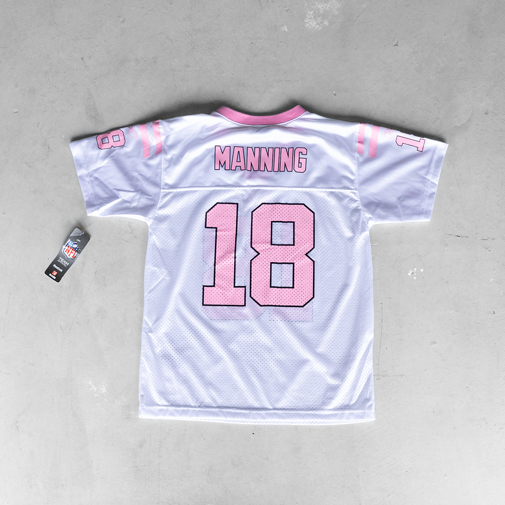 Vintage NFL Indianapolis Colts Peyton Manning #18 Football Youth Jersey (L)