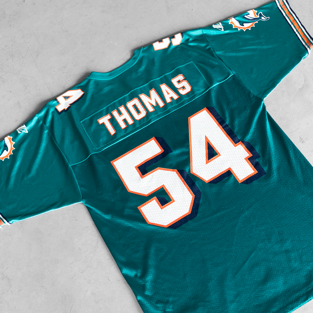 Vintage NFL Miami Dolphins Zach Thomas #54 Football Jersey (M)