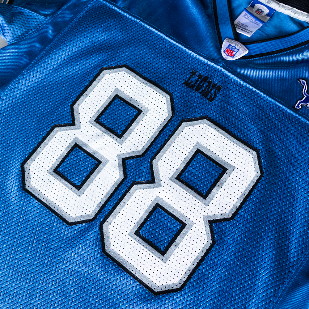 Vintage NFL Detroit Lions Mike Williams #88 Football Jersey (XL)