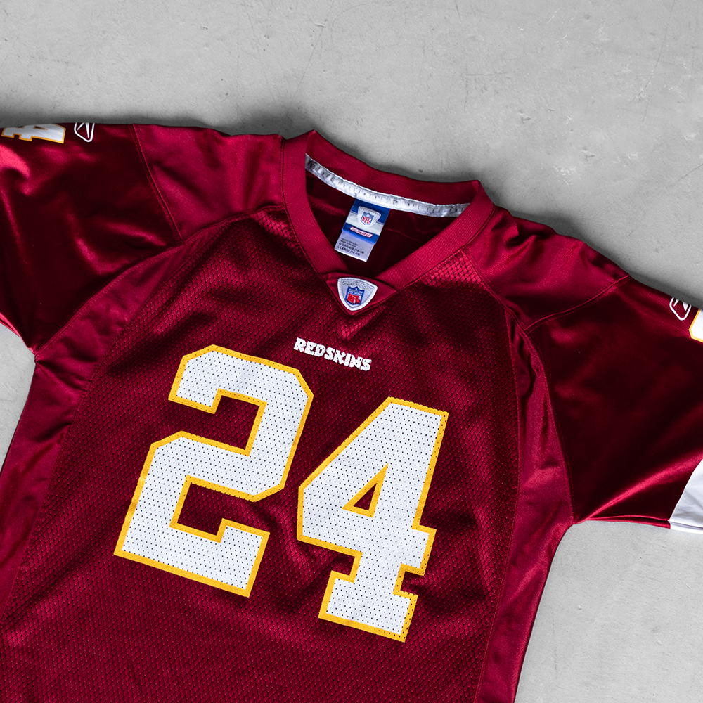 Vintage NFL Washington Redskins Champ Bailey #24 Youth Football Jersey (L)