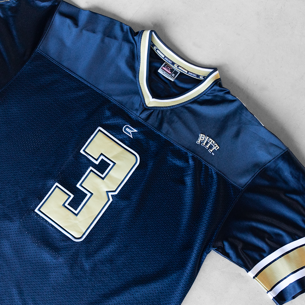 Vintage University of Pittsburgh Panthers #3 Football Jersey (XL)