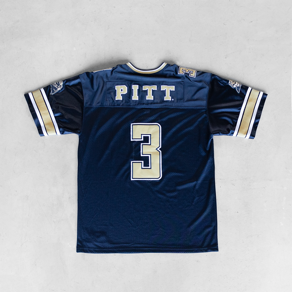 Vintage University of Pittsburgh Panthers #3 Football Jersey (XL)