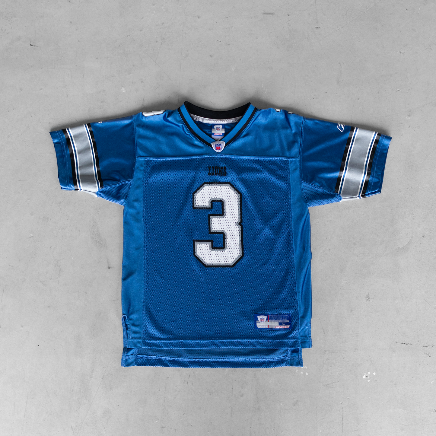 Vintage Detroit Lions Joey Harrington #3 Youth Football Jersey (L)