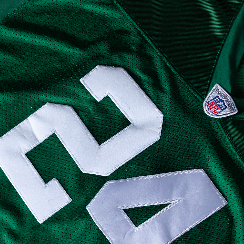 Vintage New York Jets Darrelle Revis #24 Football Jersey (XXL)