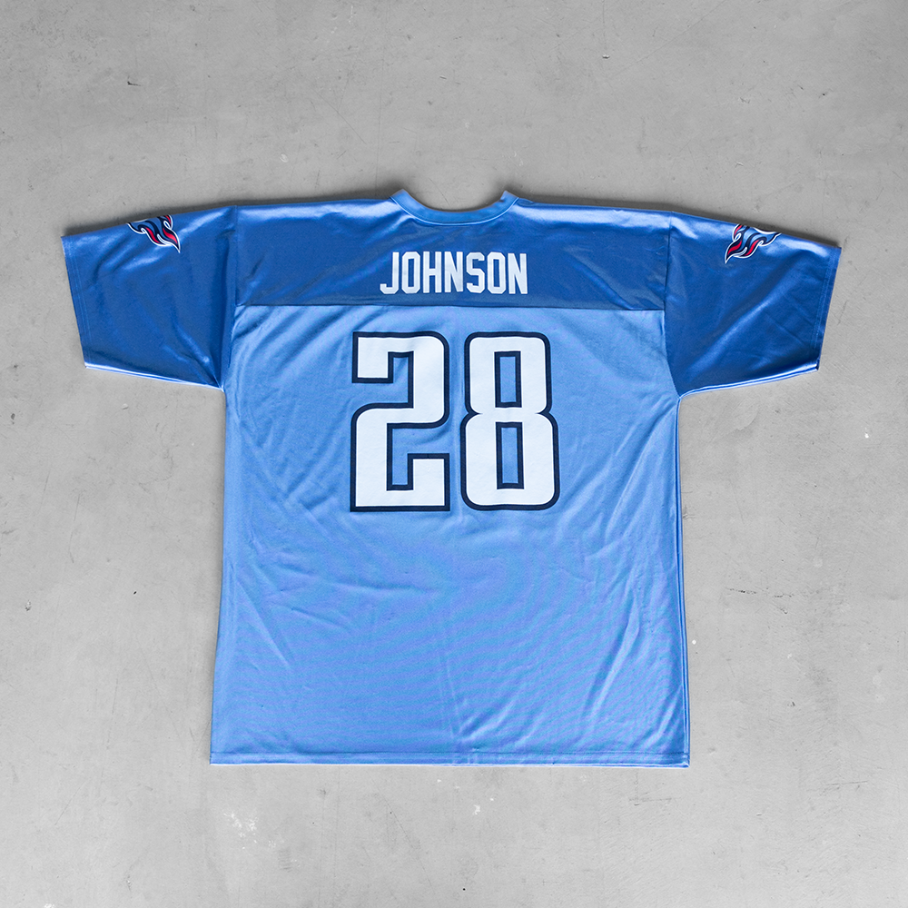 Vintage NFL Tennessee Titans Chris Johnson #28 Football Jersey (XXL)