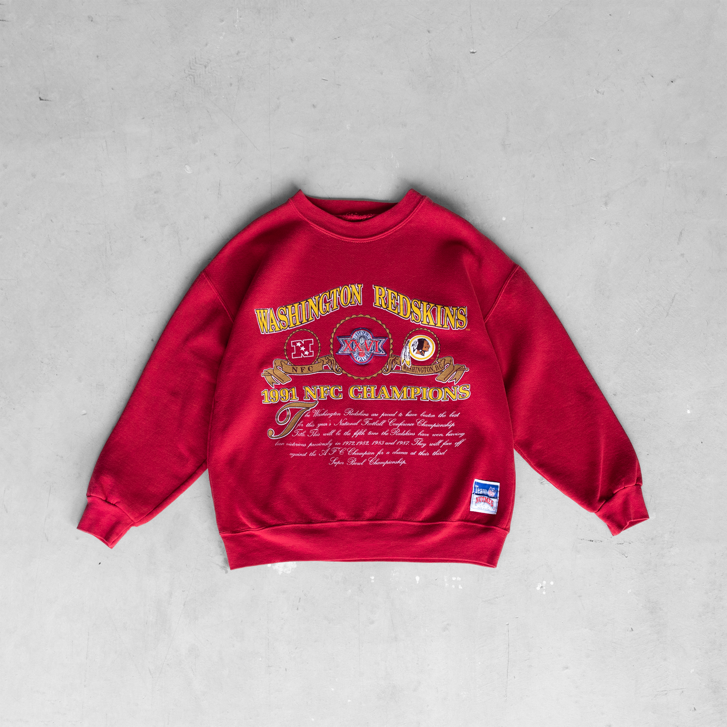 Vintage Washington Redskins Crew Neck Jumper (M)