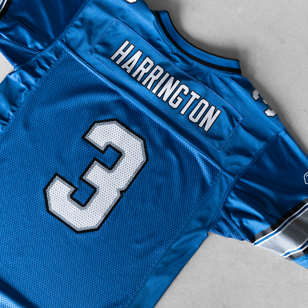 Vintage Detroit Lions Joey Harrington #3 Youth Football Jersey (L)
