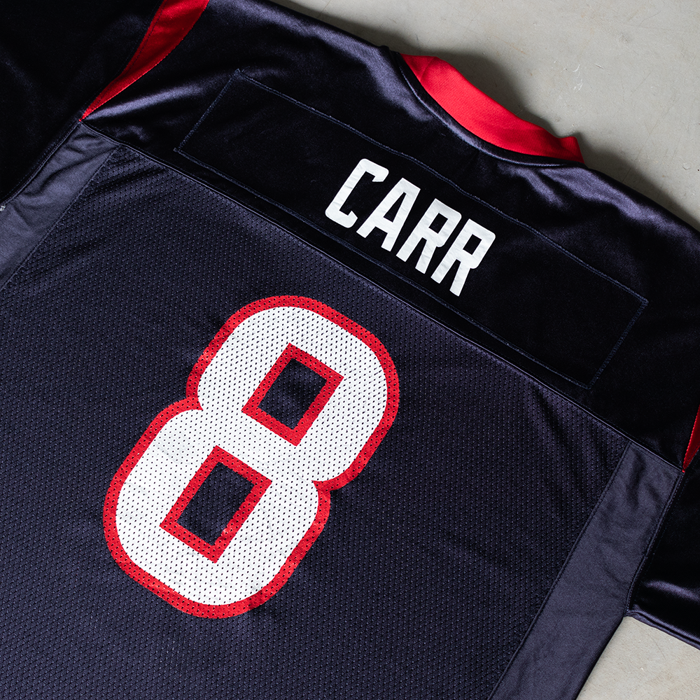 Vintage NFL Houston Texans Davis Carr #8 Football Jersey (L)