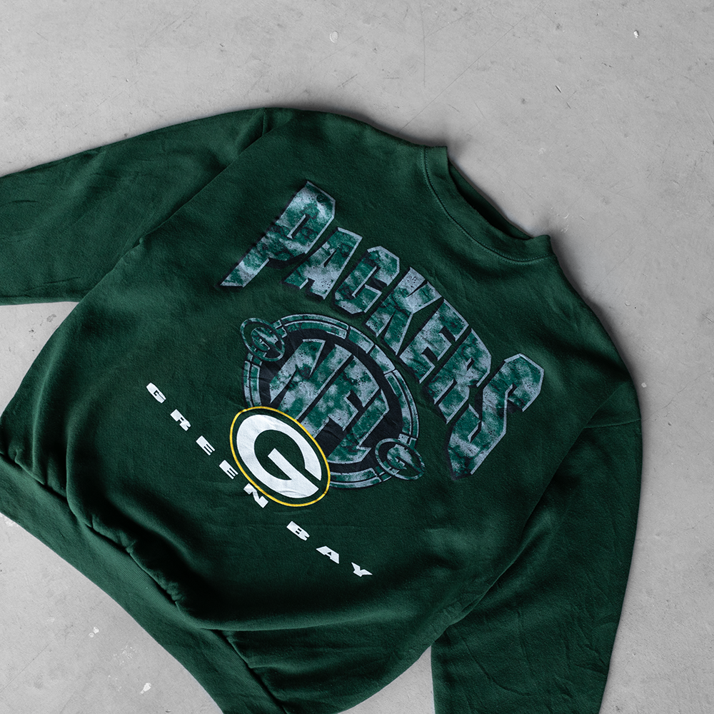 Vintage NFL Green Bay Packers Women's Crewneck (L)