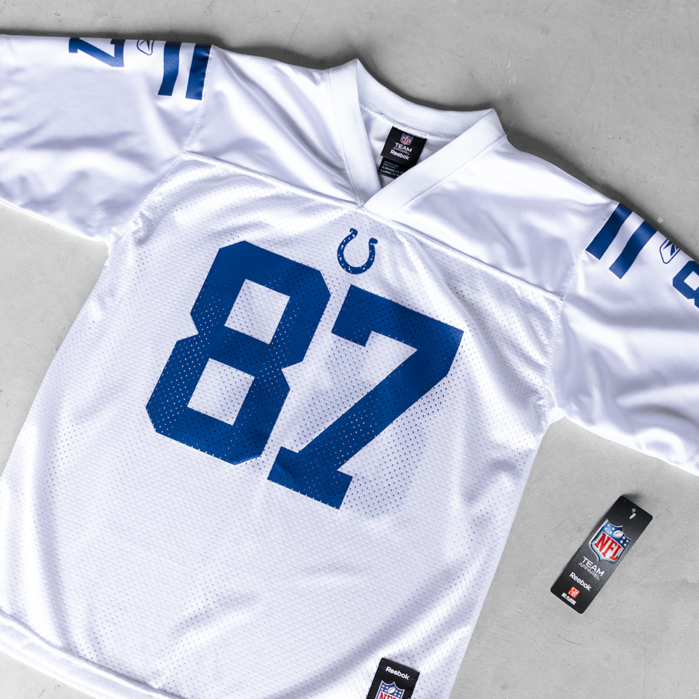 Vintage NFL Indianapolis Colts Reggie Wayne #87 Youth Football Jersey (L)