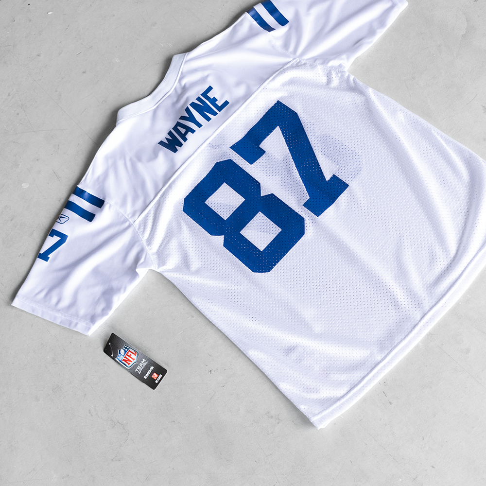 Vintage NFL Indianapolis Colts Reggie Wayne #87 Youth Football Jersey (L)