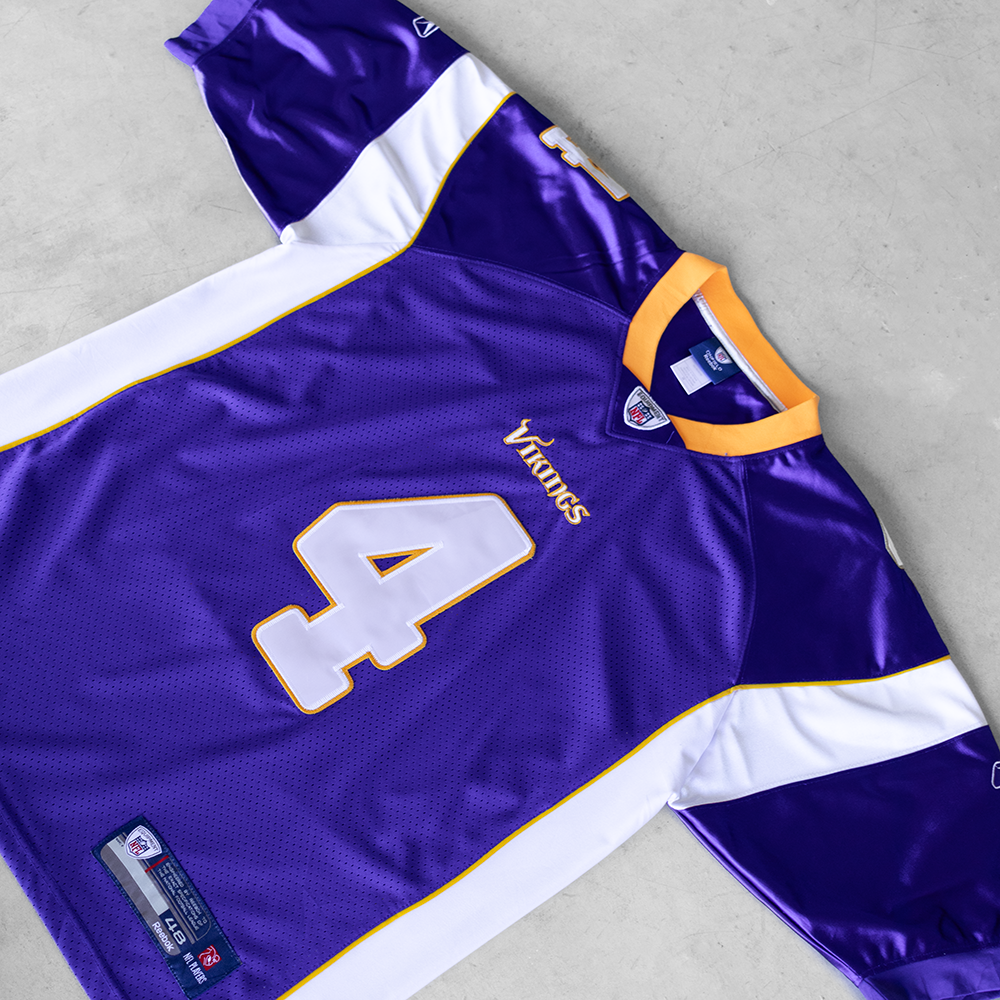 Vintage NFL Minnesota Vikings Brett Favre #4 Football Jersey (L)