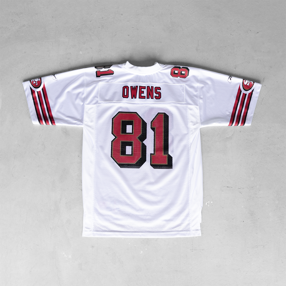 Vintage NFL San Francisco 49ers Terrell Owens #81 Football Jersey (M)