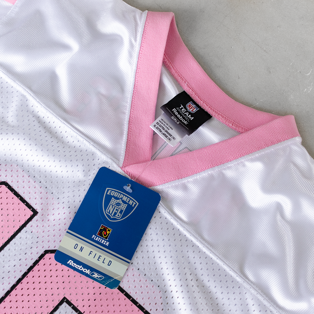 Vintage NFL Peyton Manning Indianapolis Colts #18 Baby Pink Youth Football Jersey