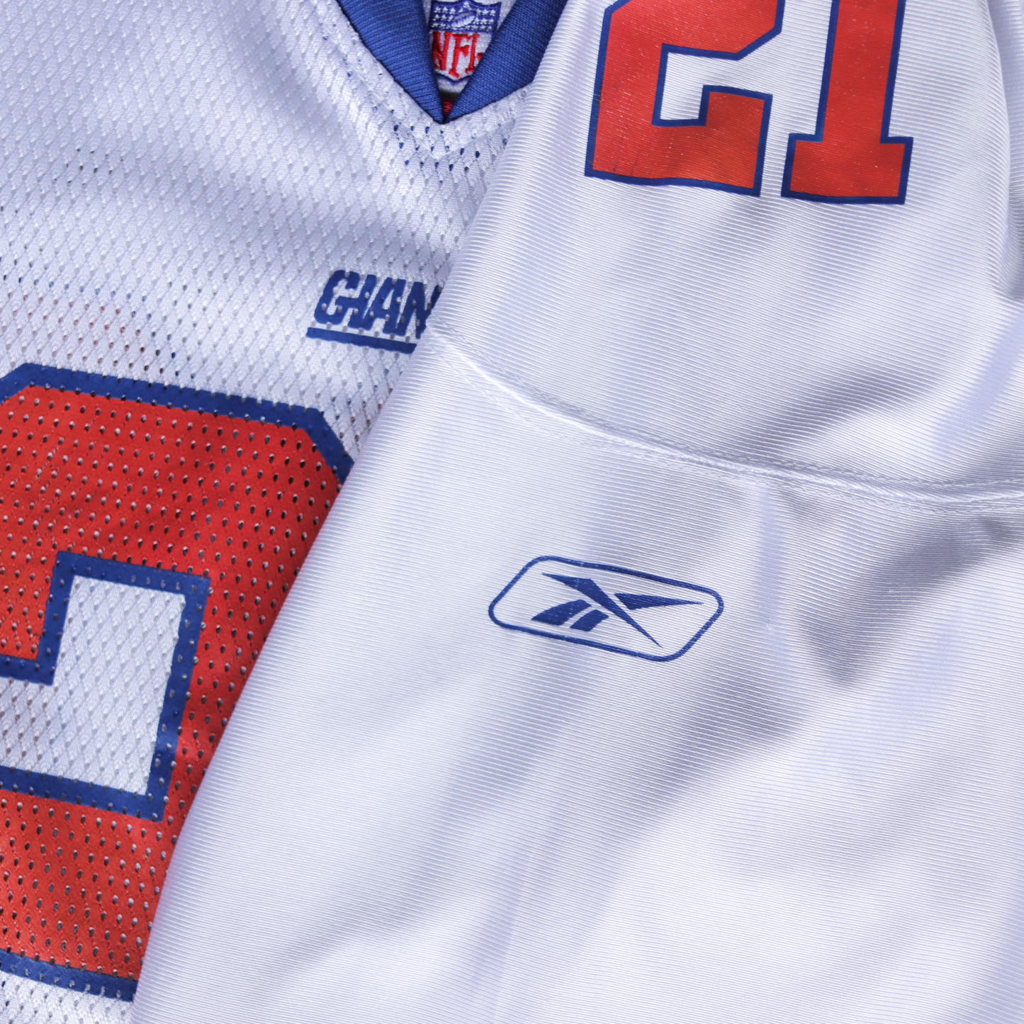 Vintage NFL New York Giants #21 Tiki Barber Away Football Jersey (L)