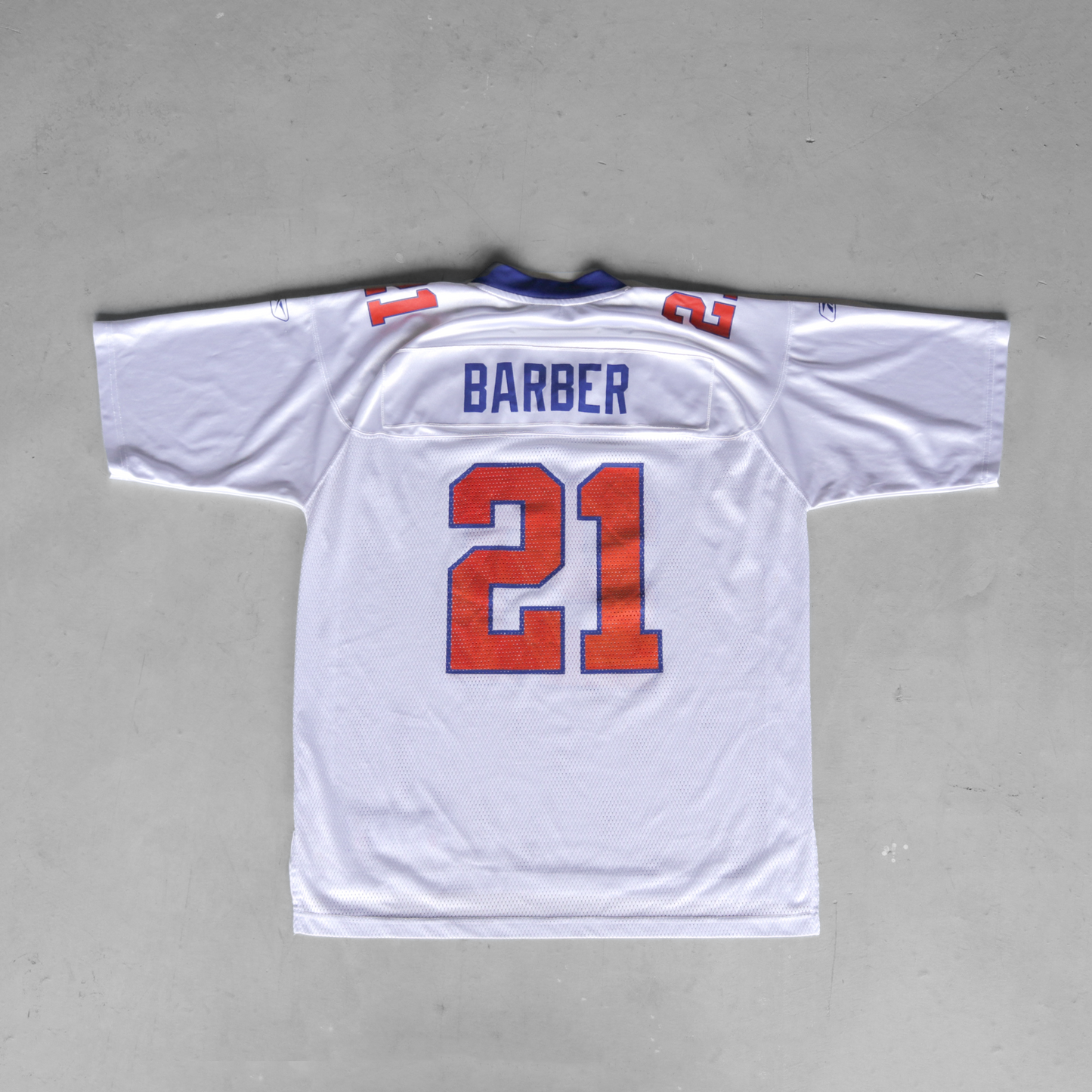 Vintage NFL New York Giants #21 Tiki Barber Away Football Jersey (L)