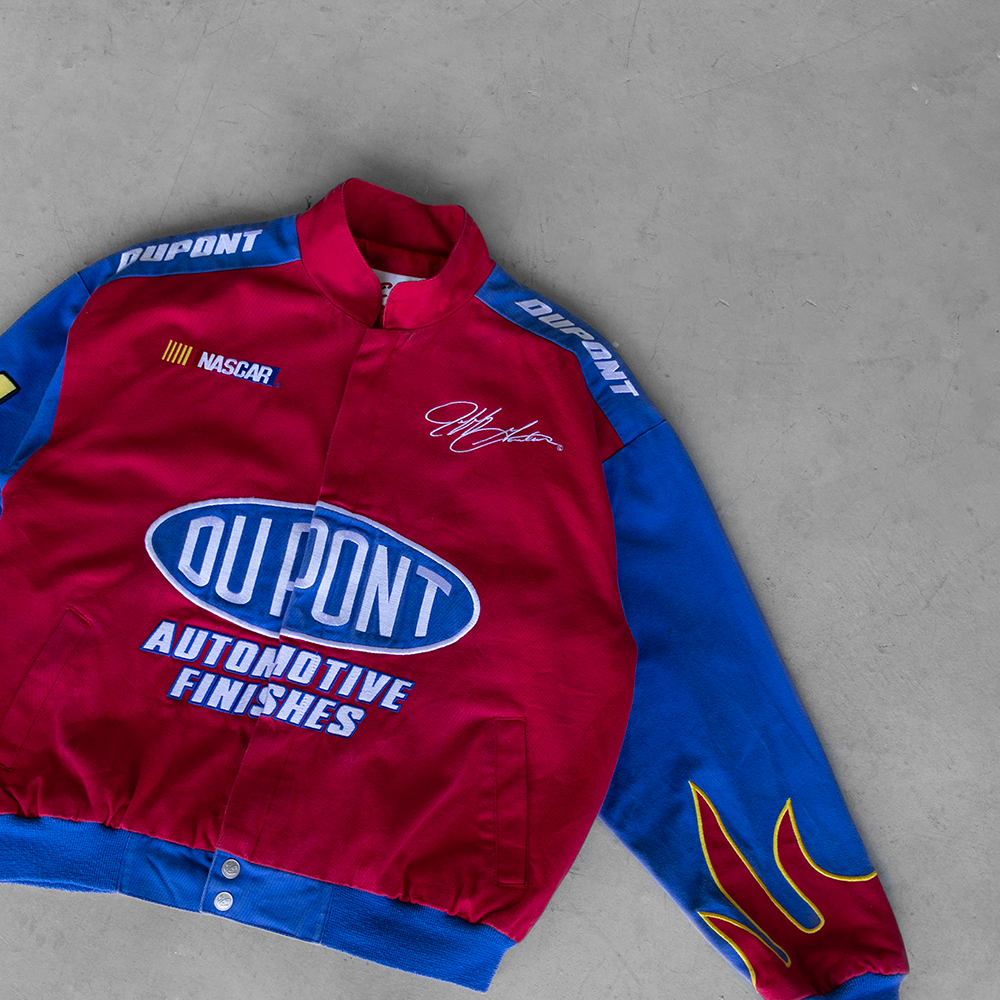 Vintage NASCAR Jeff Gordon Dupont #24 Racing Jacket