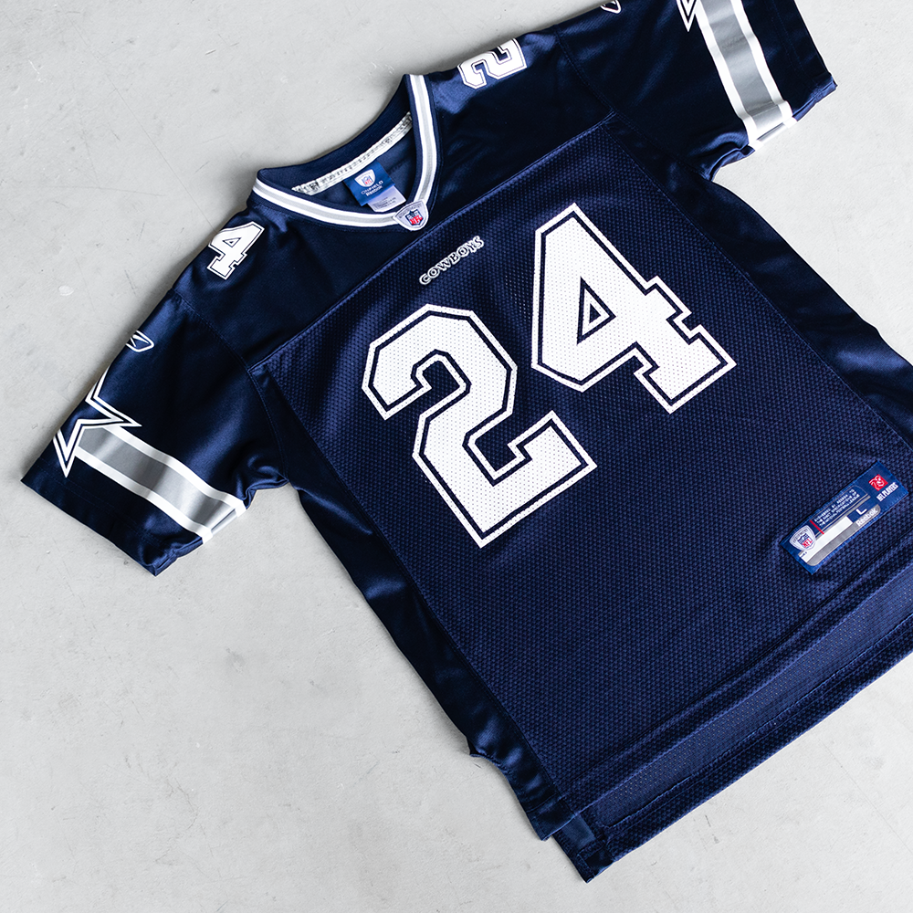 Vintage NFL Dallas Cowboys Marion Barber #24 Youth Football Jersey