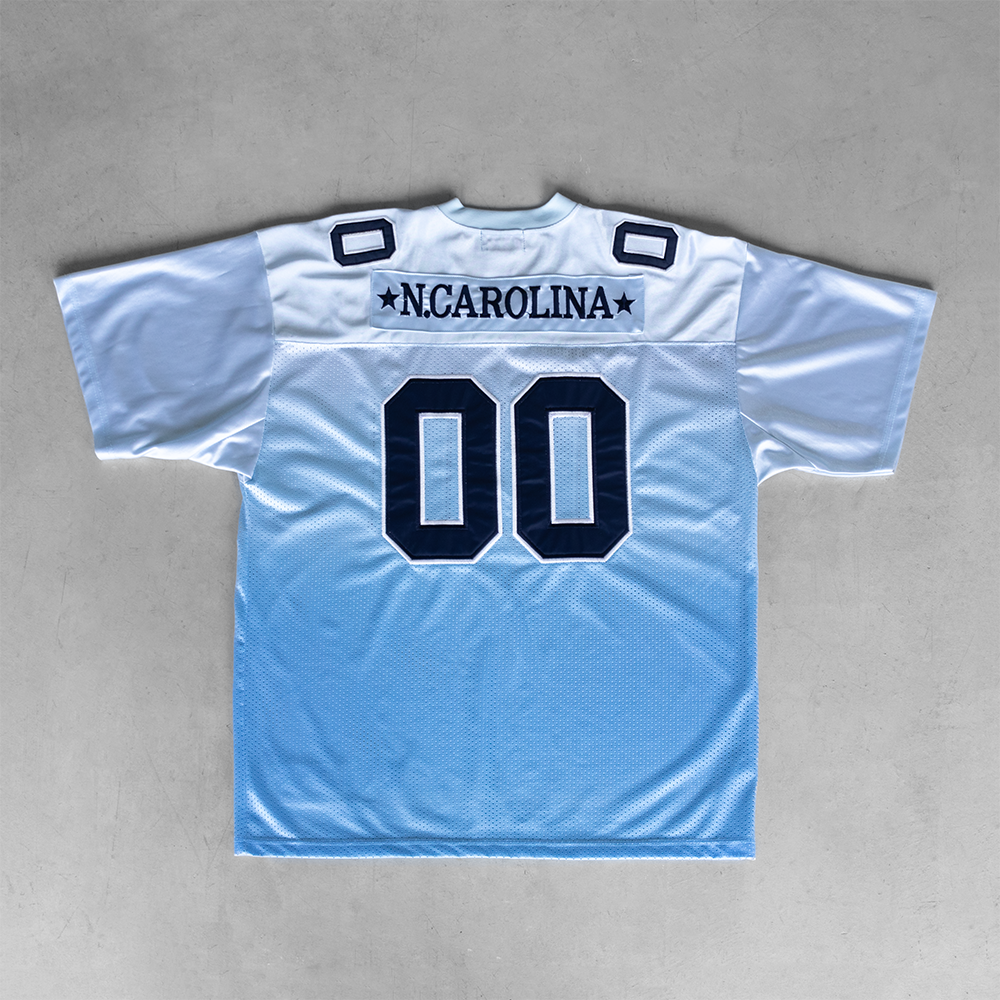 Vintage N.Carolina #00 Ombré Football Jersey (XXL)