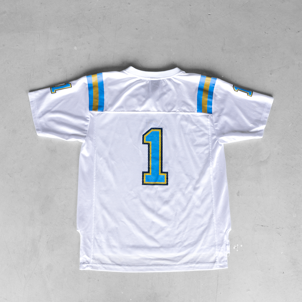 Vintage Adidas UCLA Bruins #1 Youth Football Jersey (XL)