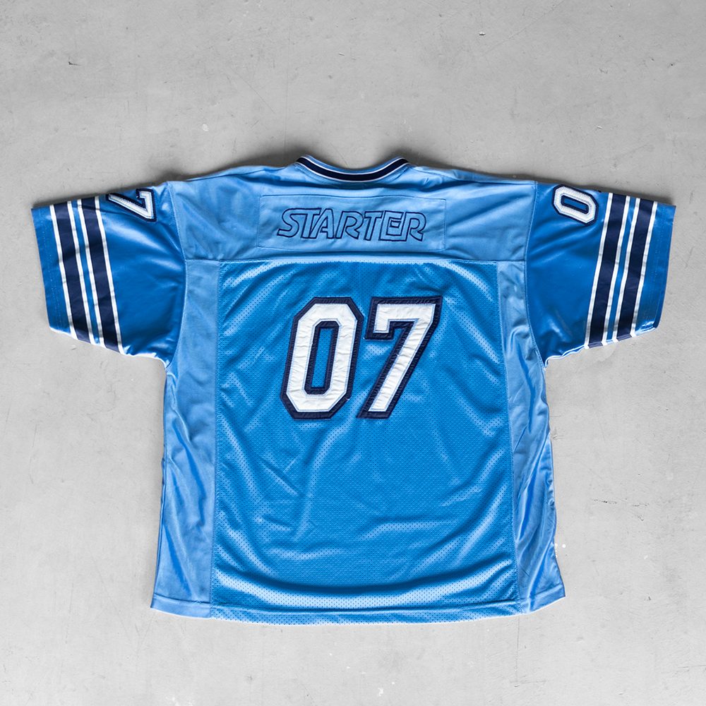 Vintage Stater Blue #07 Football Jersey (XL)