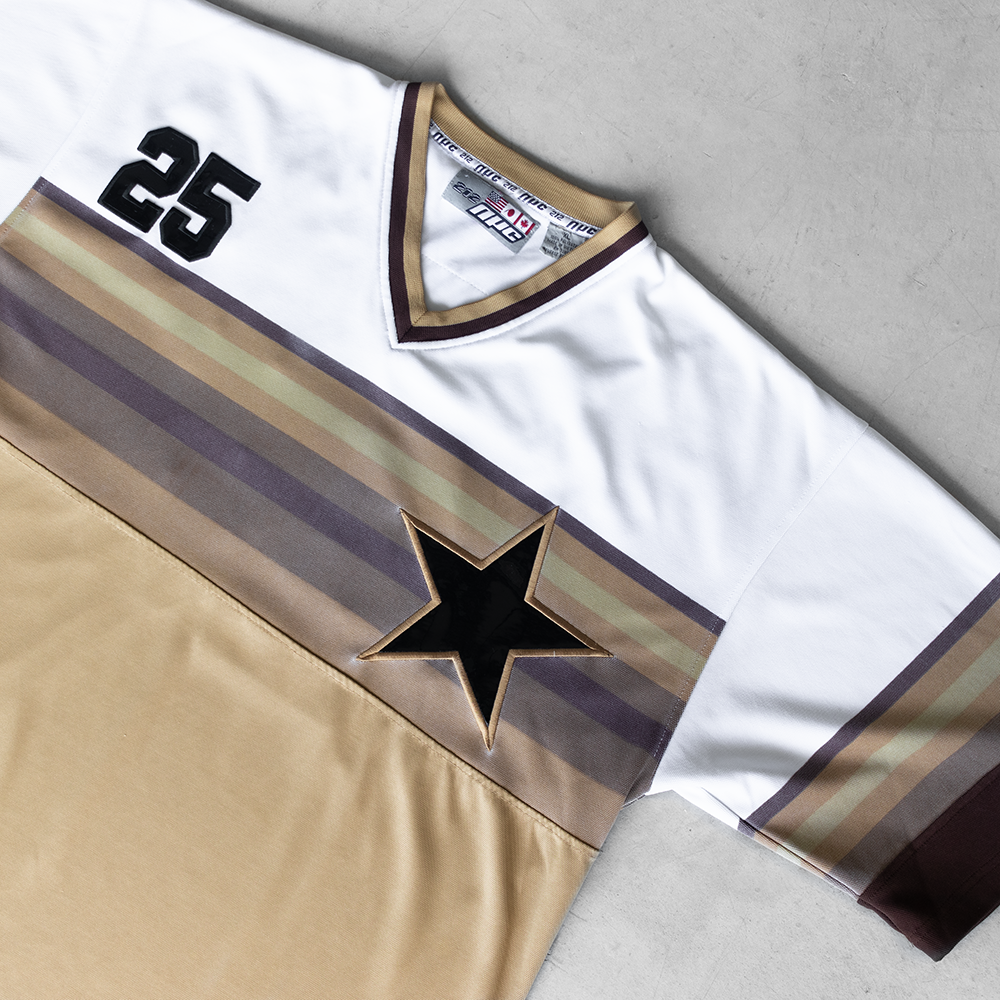 Vintage NYC 212 #25 Brown Baseball Jersey (XL)
