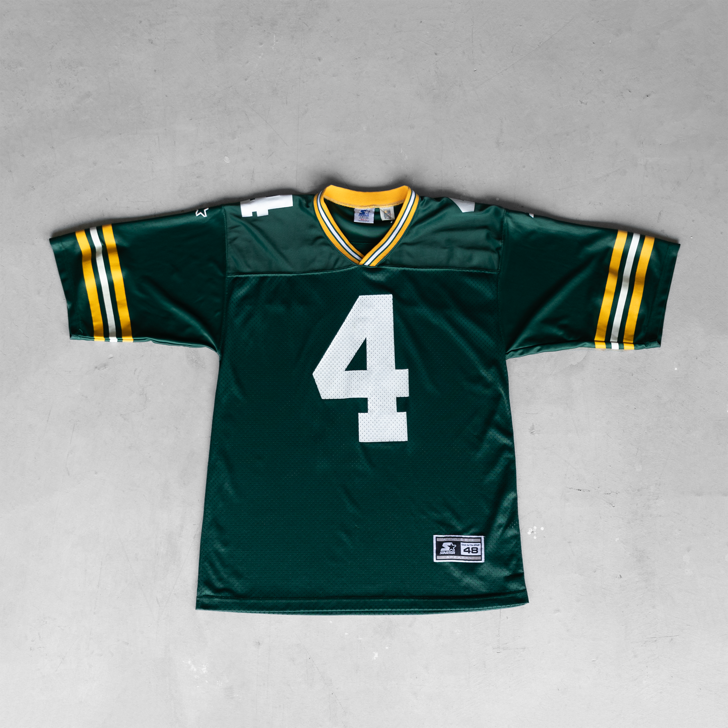 Vintage NFL Green Bay Packers Brett Favre #4 Football Jersey (L)