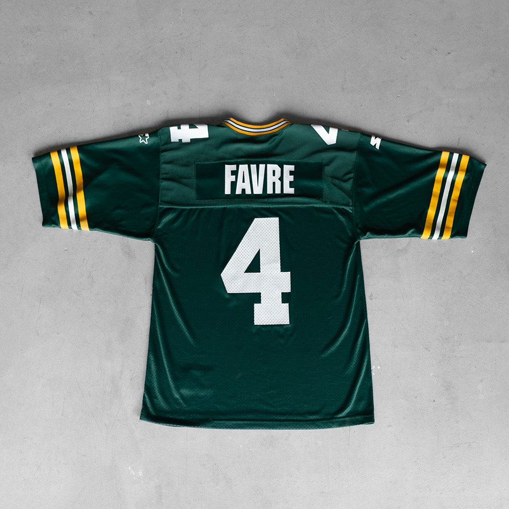 Vintage NFL Green Bay Packers Brett Favre #4 Football Jersey (L)