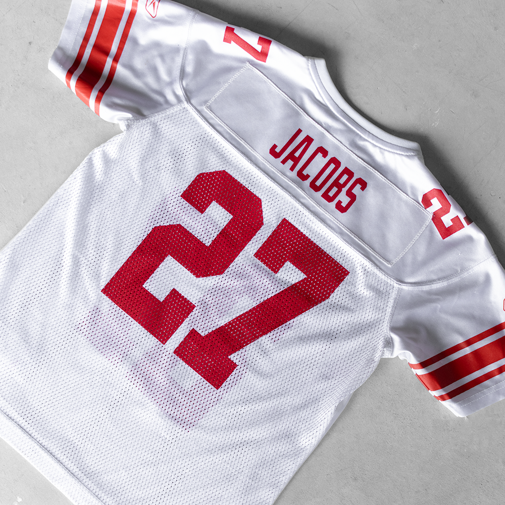 Vintage NFL NY Giants Brandon Jacobs #27 Women's Football Jersey (M)