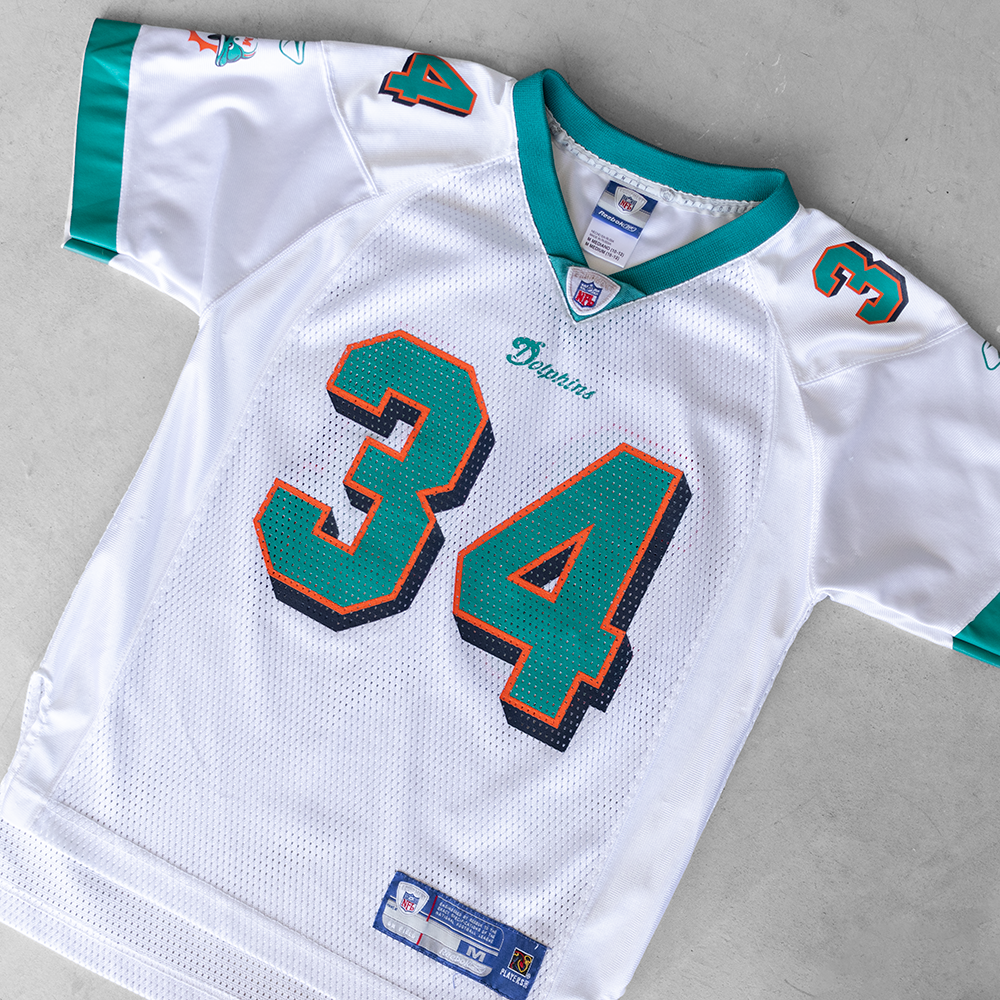 Vintage NFL Miami Dolphins Ricky Williams #34 Youth Football Jersey (M)