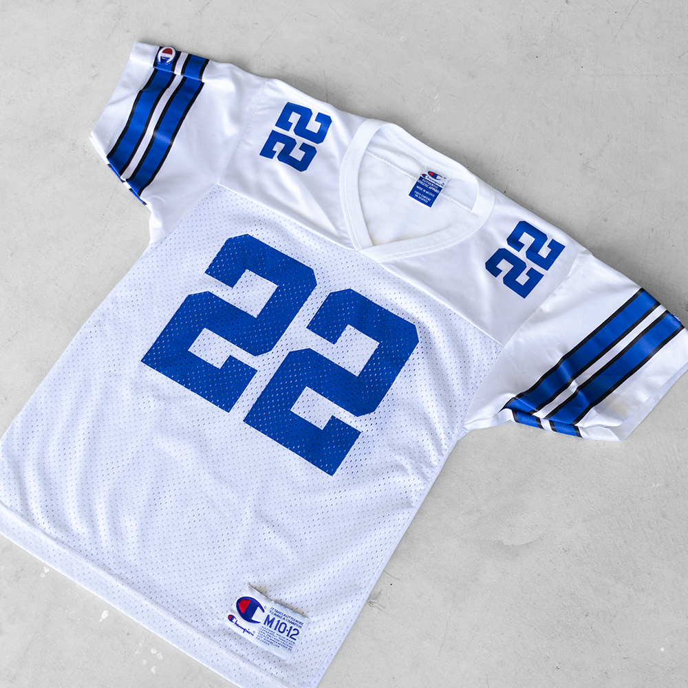 Vintage NFL Dallas Cowboys Emmitt Smith #22 Youth Football Jersey (M)