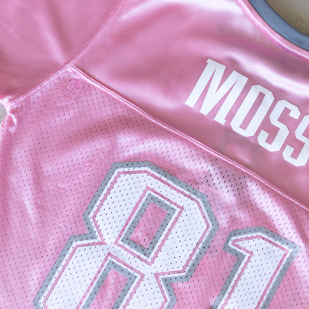 Vintage NFL New England Patriots Randy Moss #81 Youth Football Jersey (M)