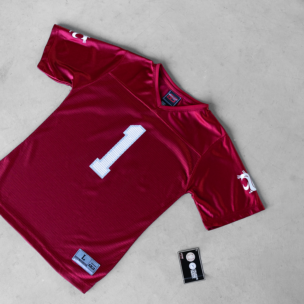 Vintage Washington State Cougars #1 Youth Football Jersey (L)