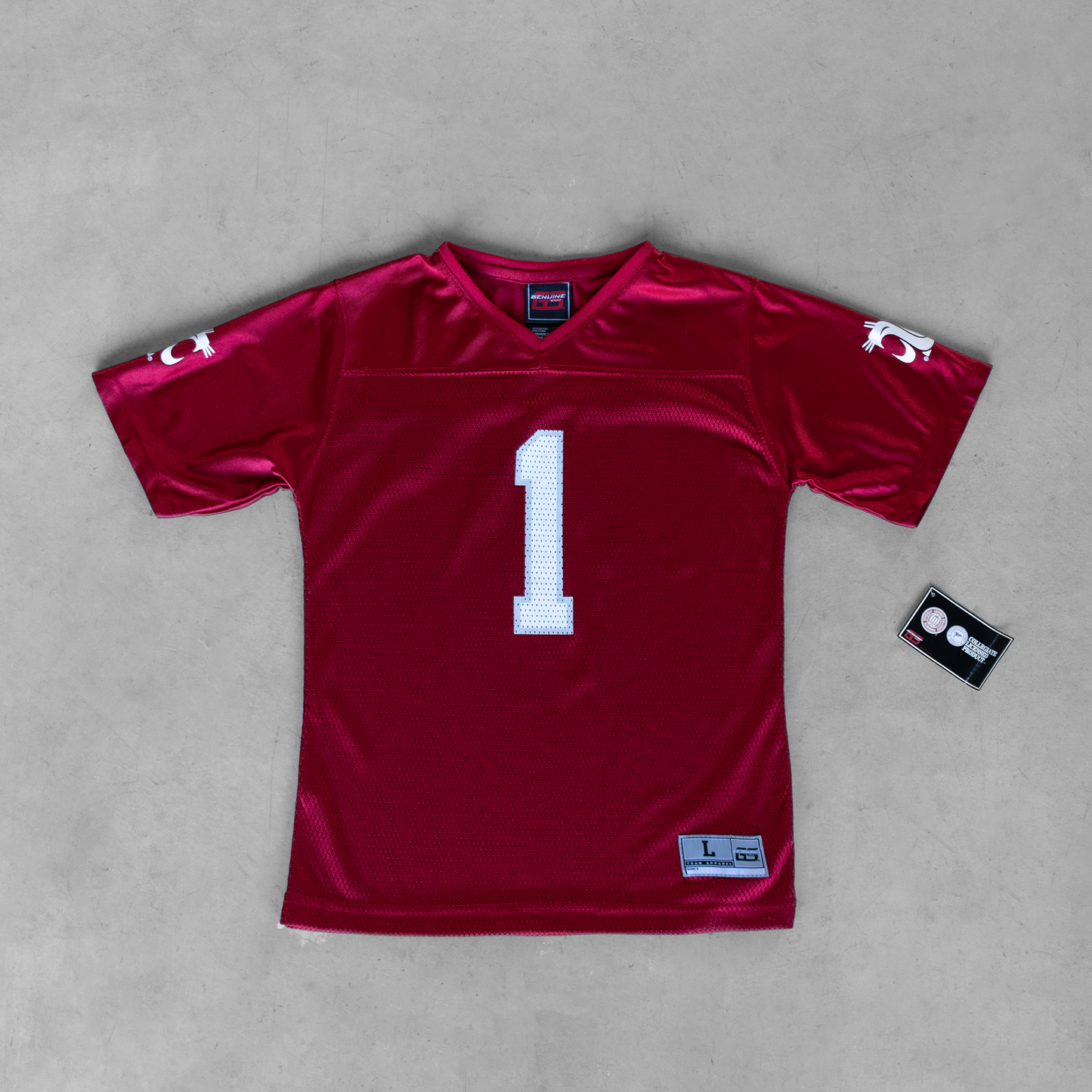 Vintage Washington State Cougars #1 Youth Football Jersey (L)