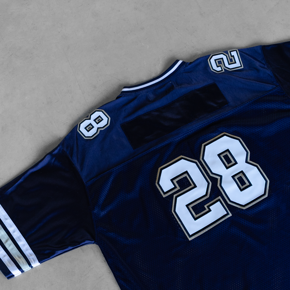 Vintage 212 NYC #28 Navy Football Jersey (XXL)