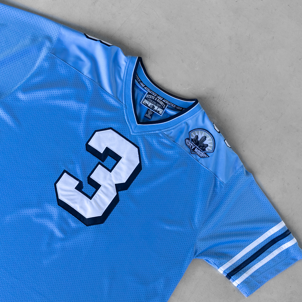 Vintage New York #3 City Wide Football Jersey (XXL)
