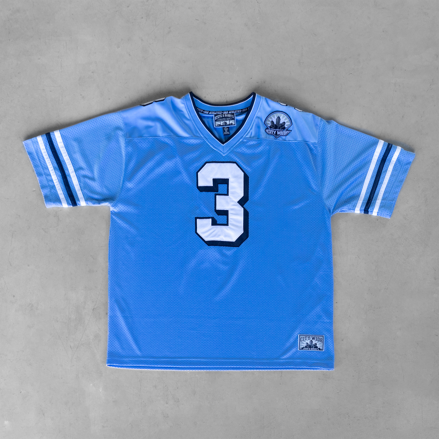 Vintage New York #3 City Wide Football Jersey (XXL)