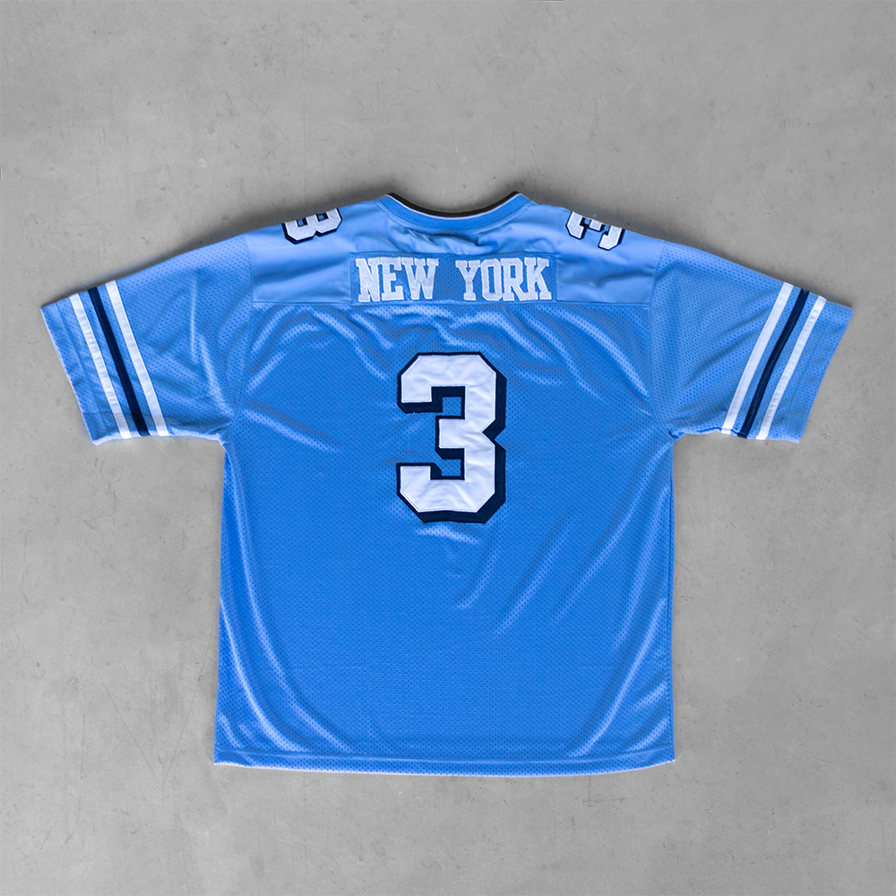 Vintage New York #3 City Wide Football Jersey (XXL)