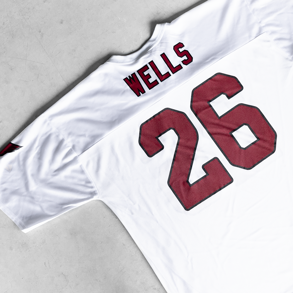 Vintage Arizona Cardinals #26 Beanie Wells Football Jersey (XL)