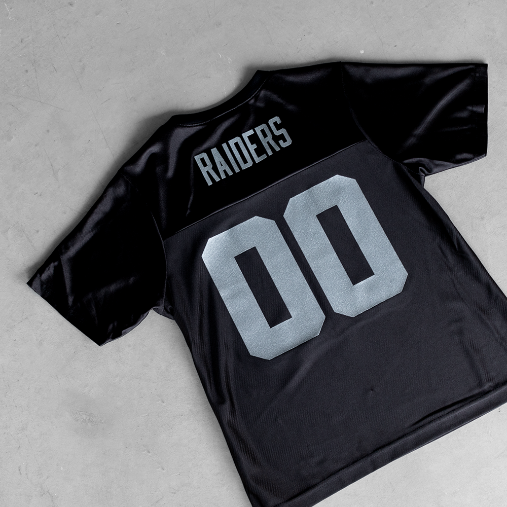 Vintage NFL Oakland Raiders #00 Women's Football Jersey (L)