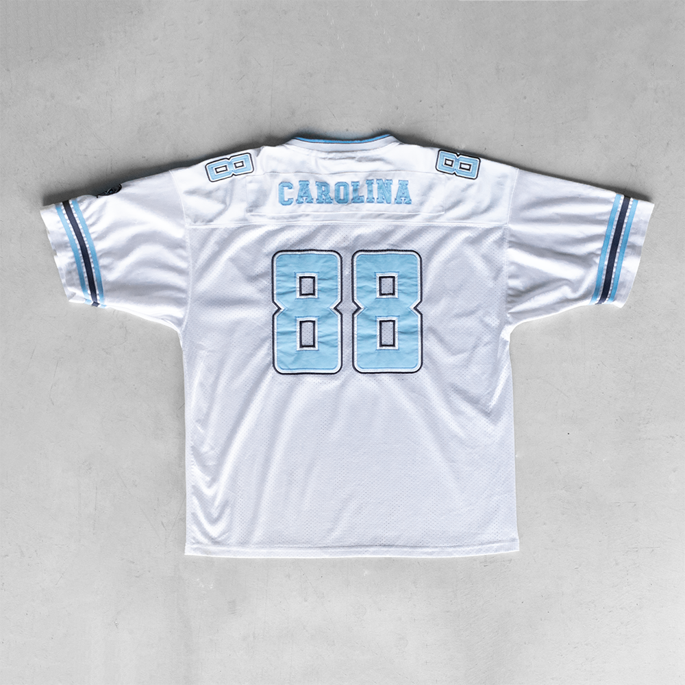 Vintage UNC Tar Heels White #88 Football Jersey (XL)