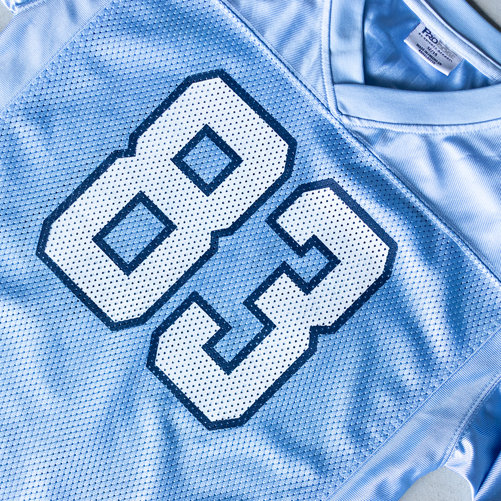 Vintage University Of North Carolina #83 Youth Football Jersey (L)