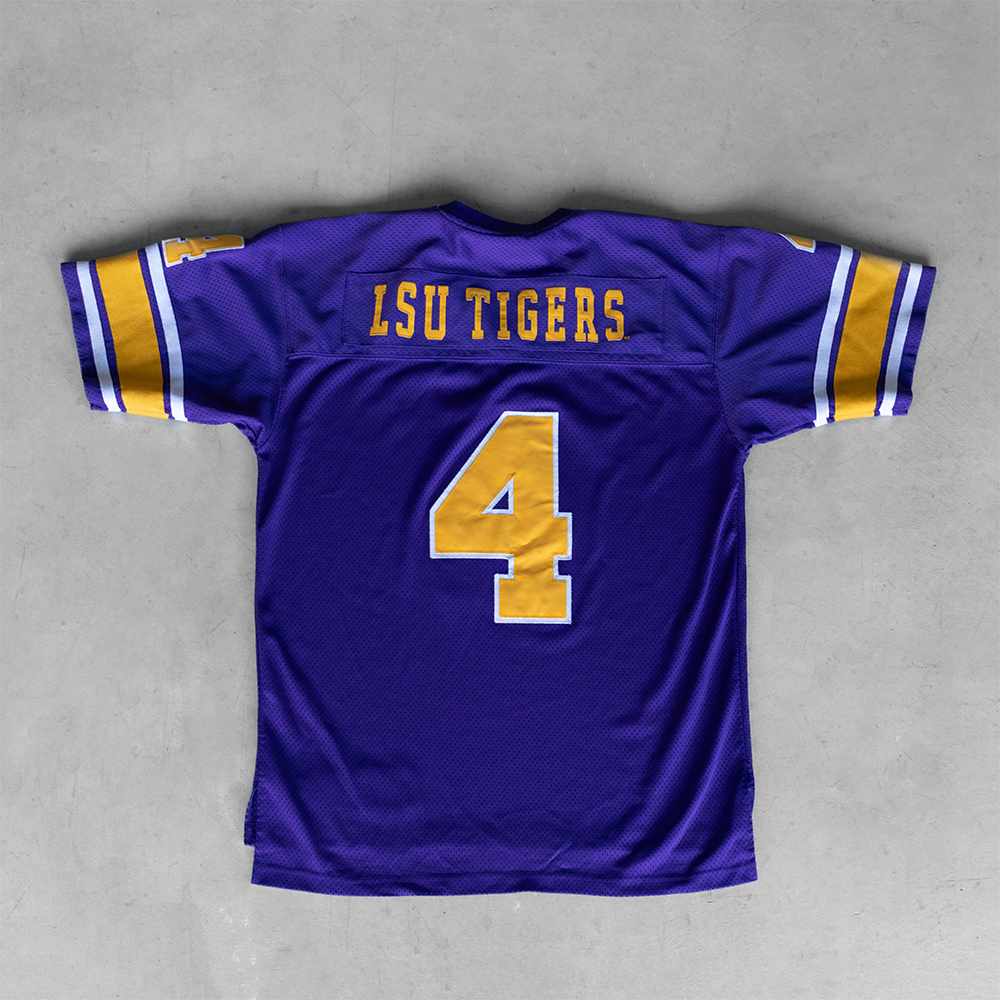 Vintage LSU Tigers #4 Football Jersey (L)